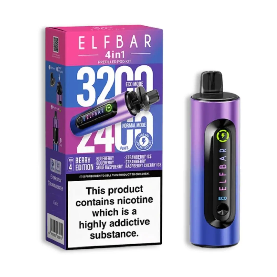 ELFBAR 4-in-1 Prefilled Vape Kit