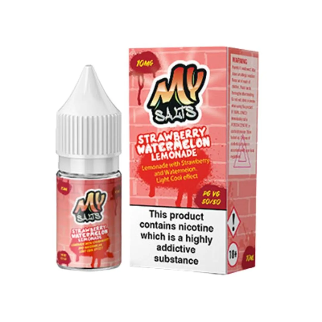 My Liquids Strawberry Watermelon Lemonade 10ml Nic Salt