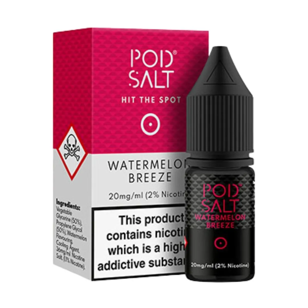 Watermelon Breeze by Pod Salt 10ml E-liquid