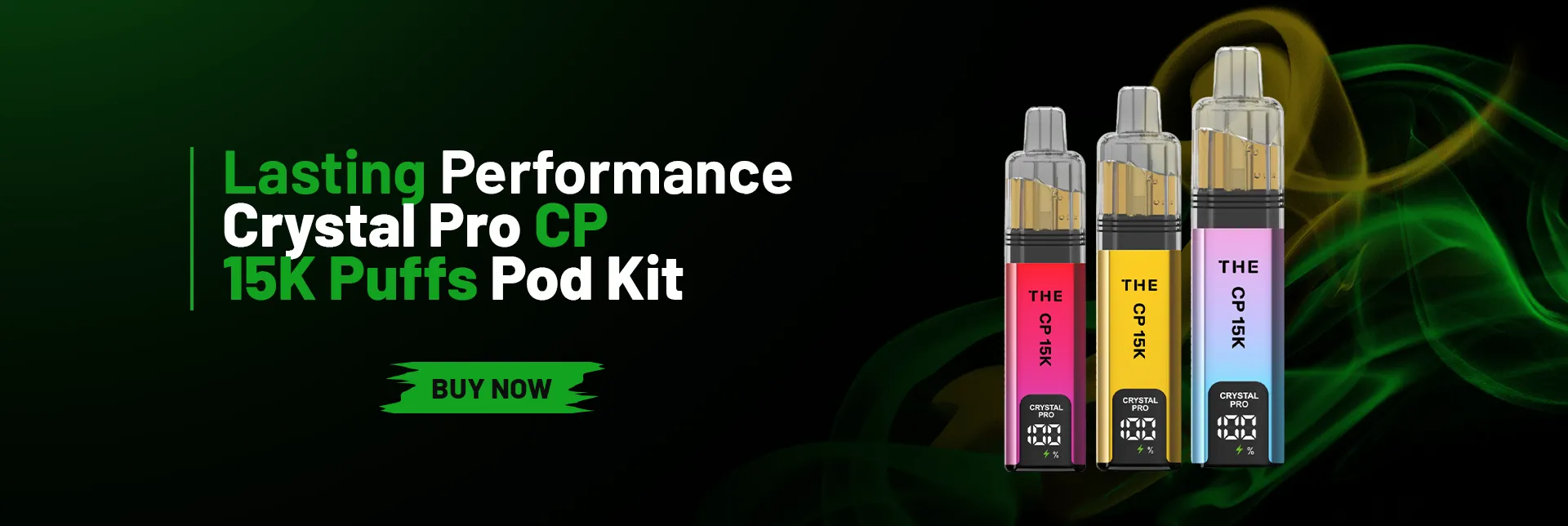 Crystal Pro The CP 15K Puffs Prefilled Pod Kit