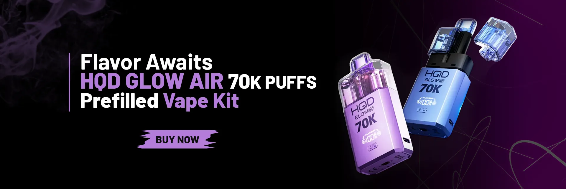 HQD Glow Air 70K Prefilled Kit