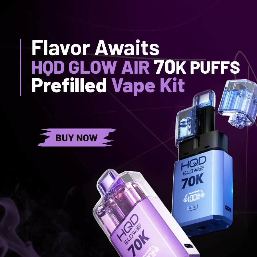 HQD Glow Air 70K Prefilled Kit
