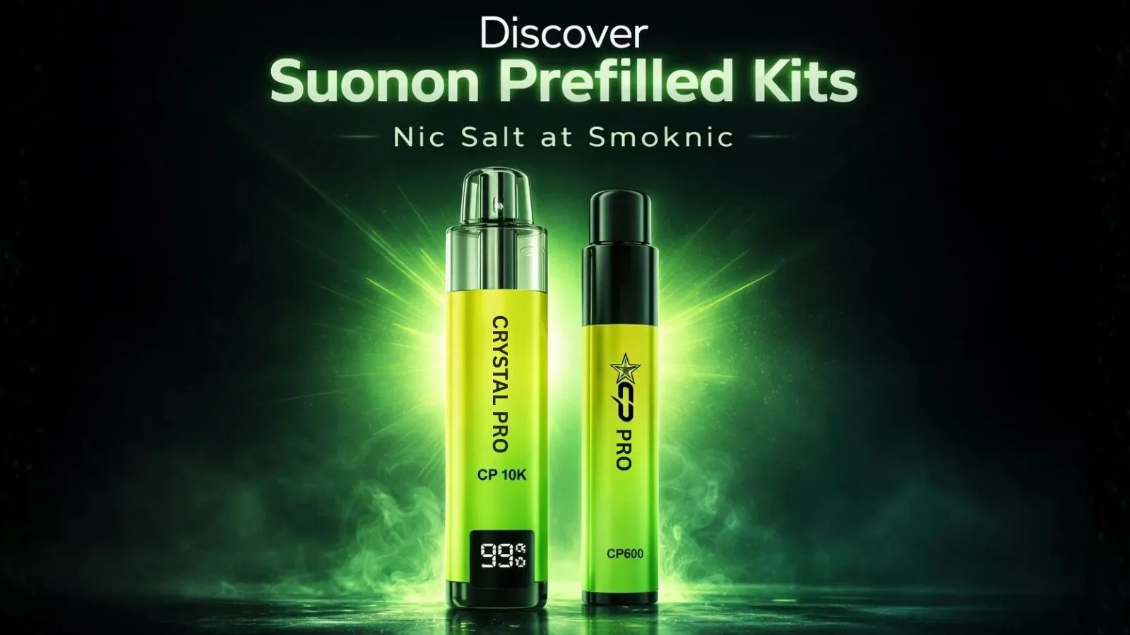 Discover Suonon Prefilled Kits and Nic Salt at Smoknic