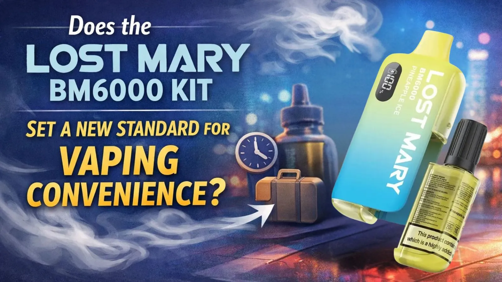 Does the Lost Mary BM6000 Kit Set a New Standard for Vaping Convenience?