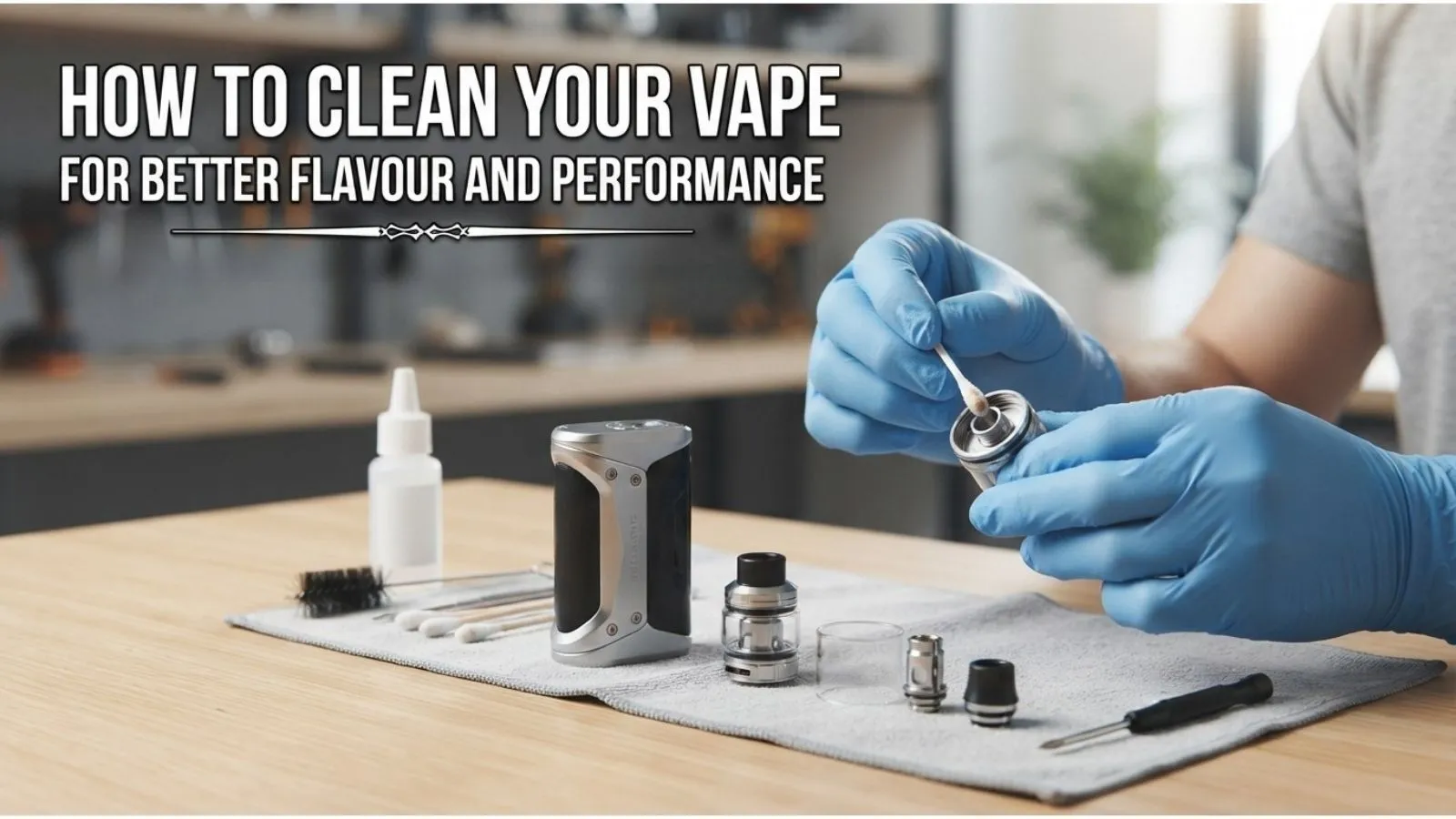 Clean Your Vape for Better Flavour