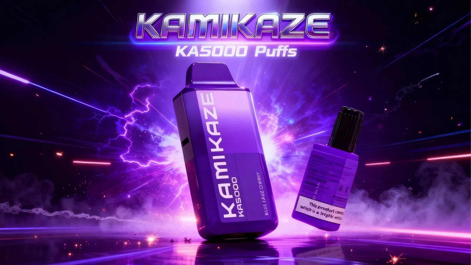 Kamikaze KA5000 Puff Pod Kit Guide at Smoknic