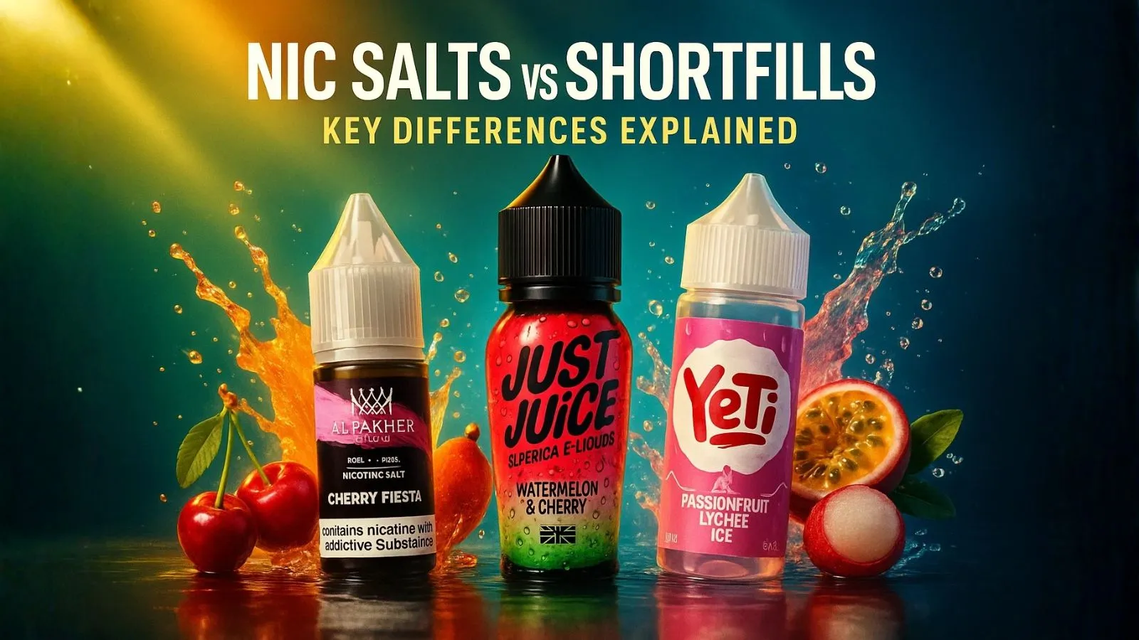 Nic Salts vs Shortfills – Key Differences Explained