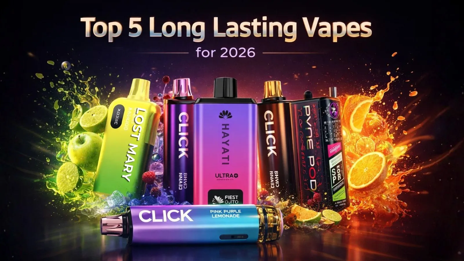 Top 5 Long Lasting Vapes in the UK Expert Recommended 2026