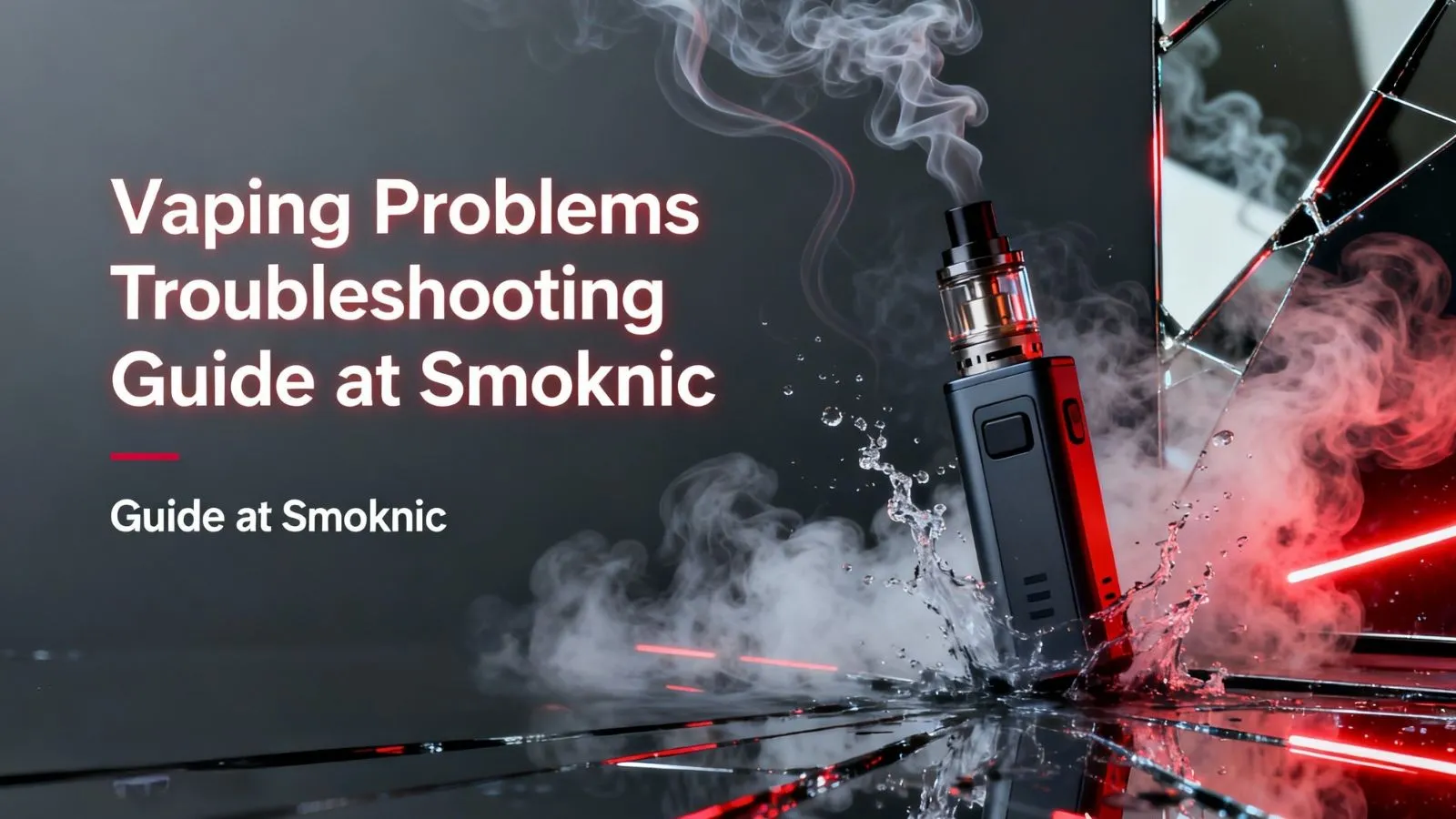 Vaping Problems Troubleshooting Guide at Smoknic