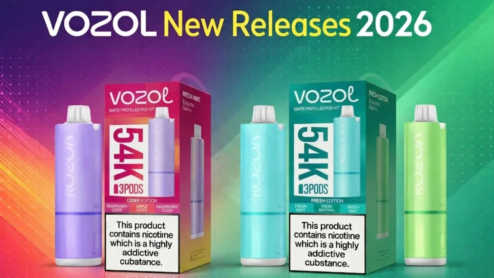 VOZOL New Releases 2026