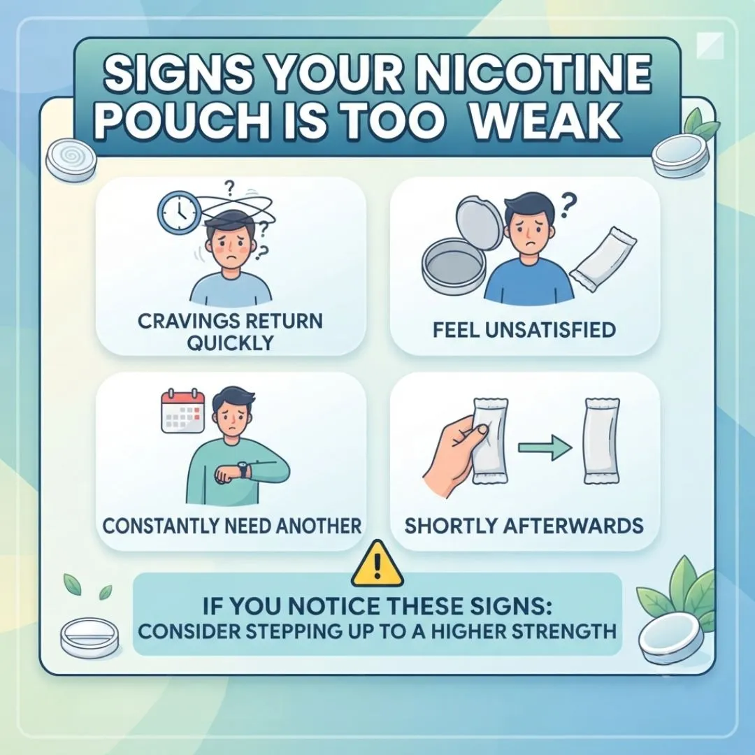 Nicotine Pouch is Too Weak