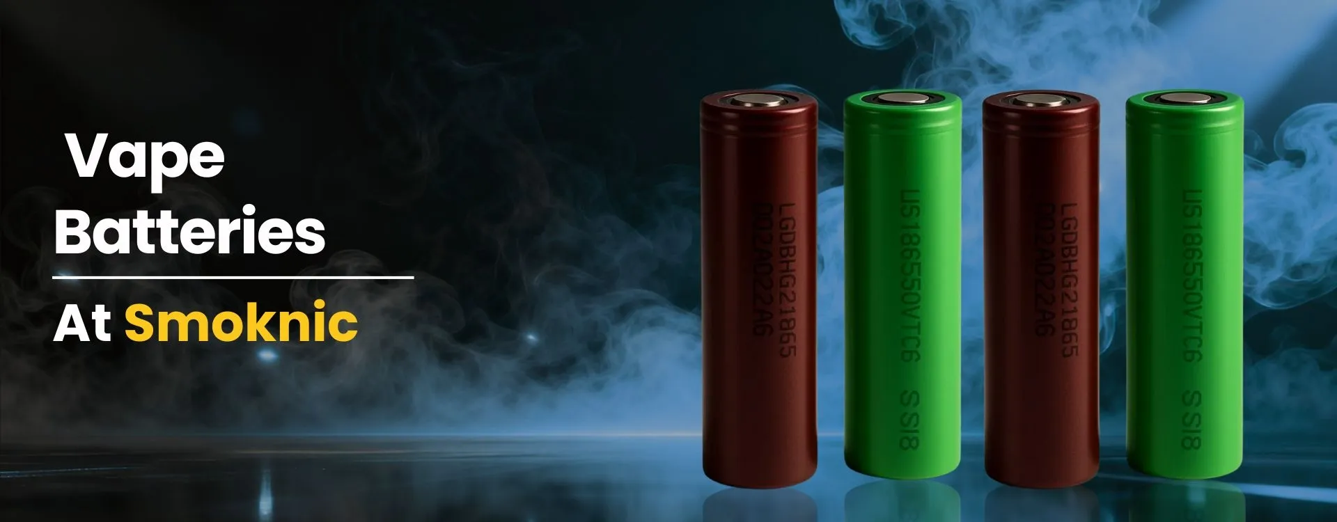 Vape Batteries at Smoknic