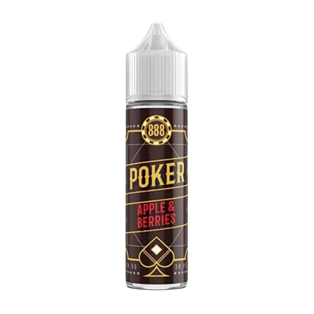 Buy 888 Poker 50ml Shortfill E-liquid UK - Just In £5.89