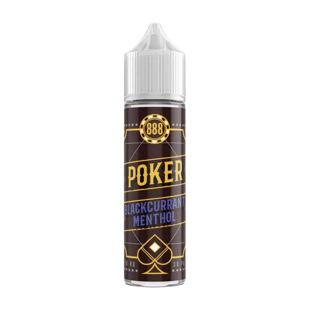 Buy 888 Poker 50ml Shortfill E-liquid UK - Just In £5.89
