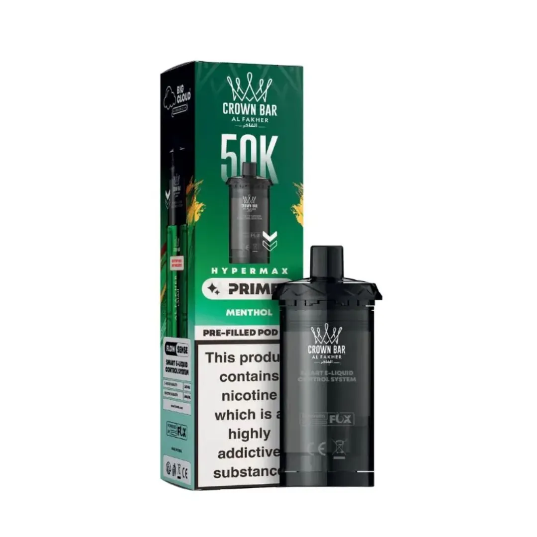 Al Fakher 50K Hypermax Prime Prefilled Pods | Smoknic