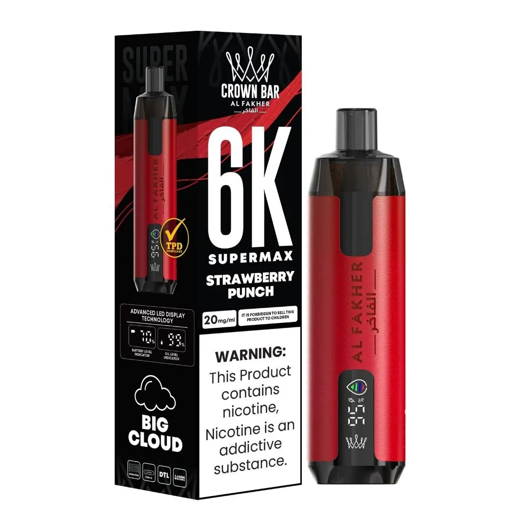Al Fakher AF6000 Supermax Prefilled Vape kit | £7.39