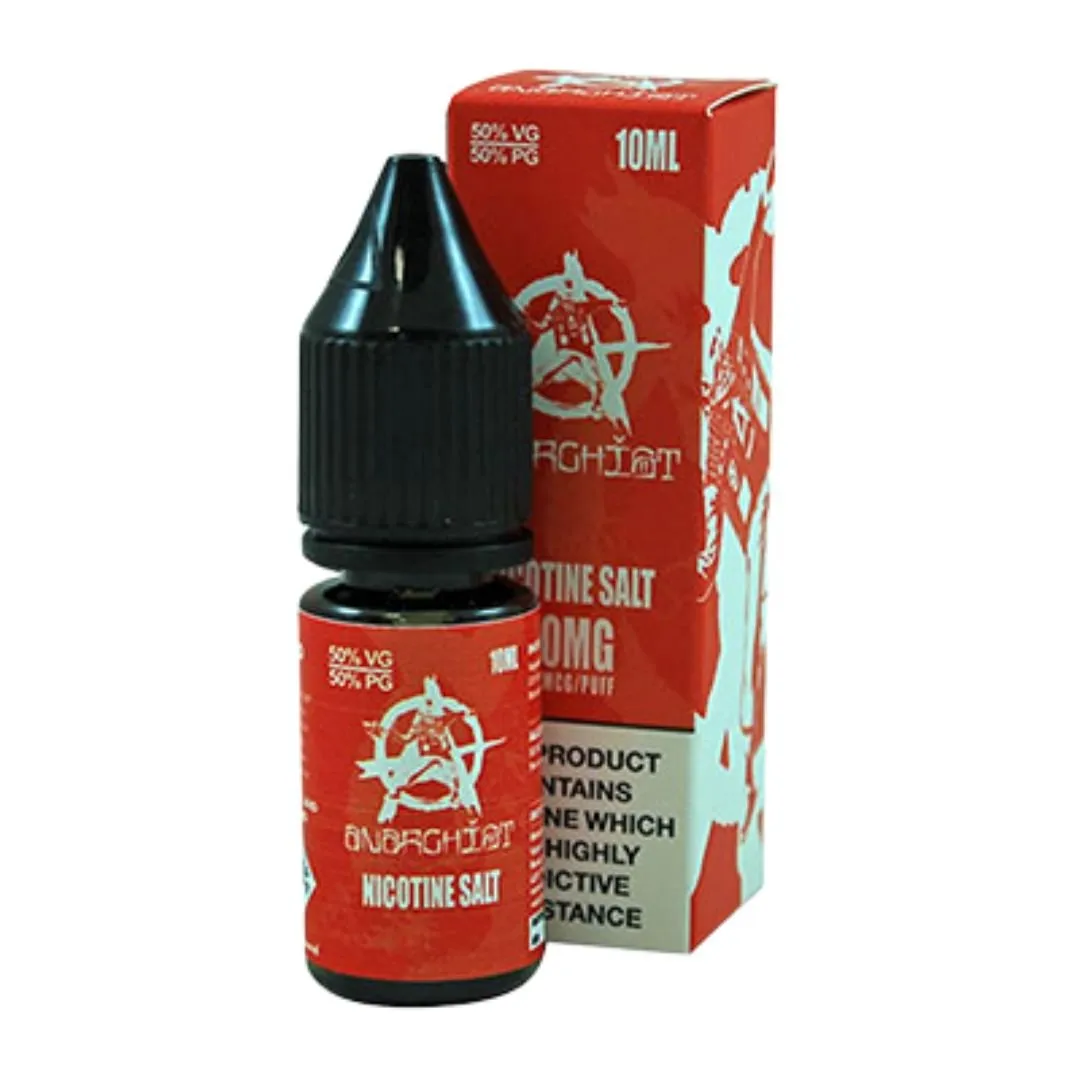 Anarchist 10ml 50:50 VG/PG E-liquid Nic Salt | Any 4 For £10