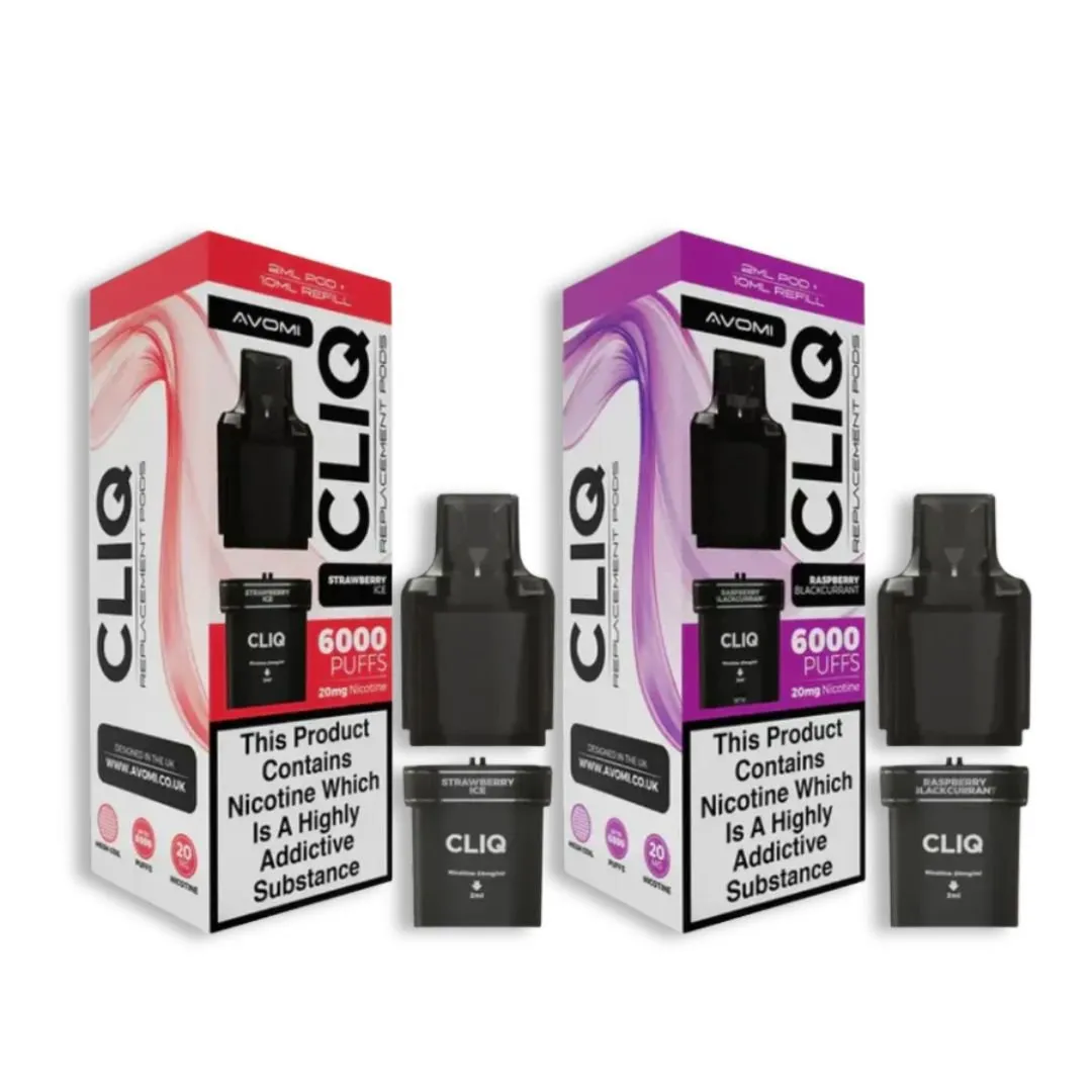 Avomi Cliq 6000 Puffs Prefilled Pods