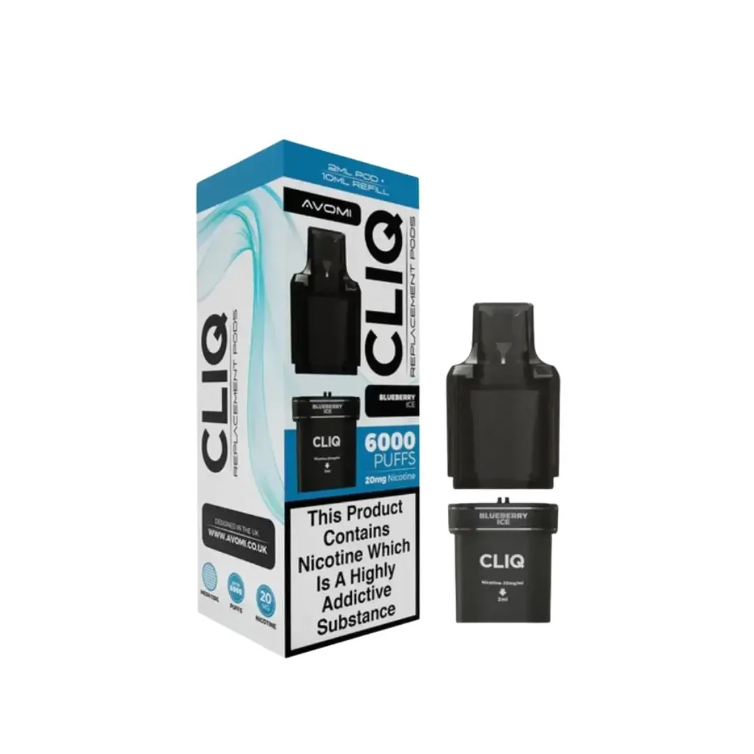 Avomi Cliq 6000 Puffs Prefilled Pods