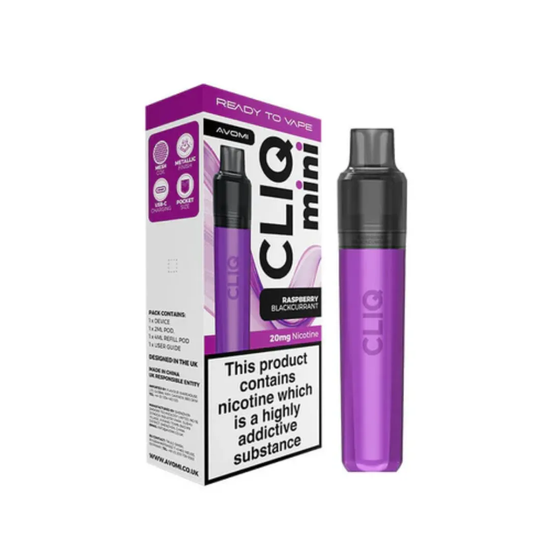 Avomi CLIQ Mini 3000 Puffs Prefilled Kit - £5.79 Only