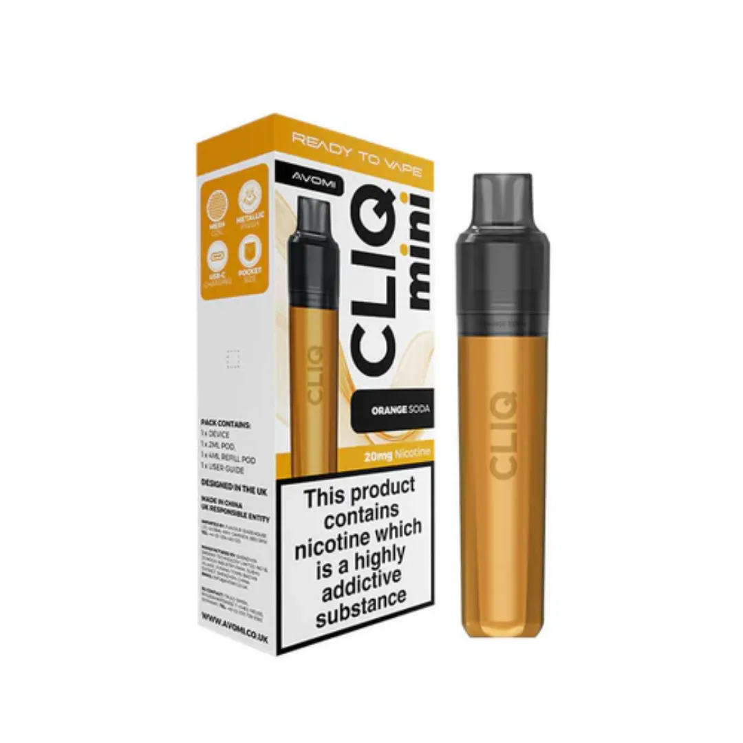 Avomi CLIQ Mini 3000 Puffs Prefilled Kit - £5.79 Only