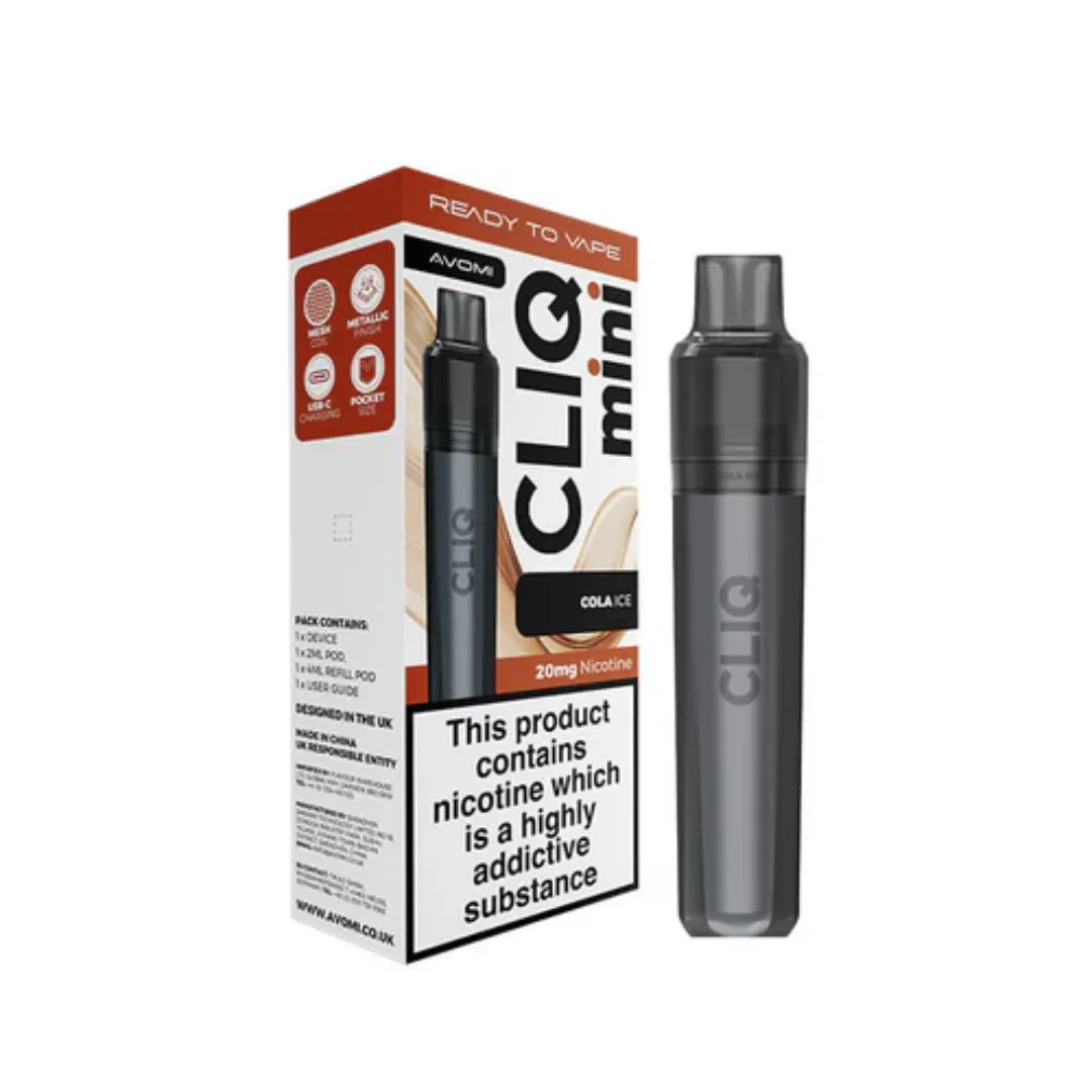 Avomi CLIQ Mini 3000 Puffs Prefilled Kit - £5.79 Only