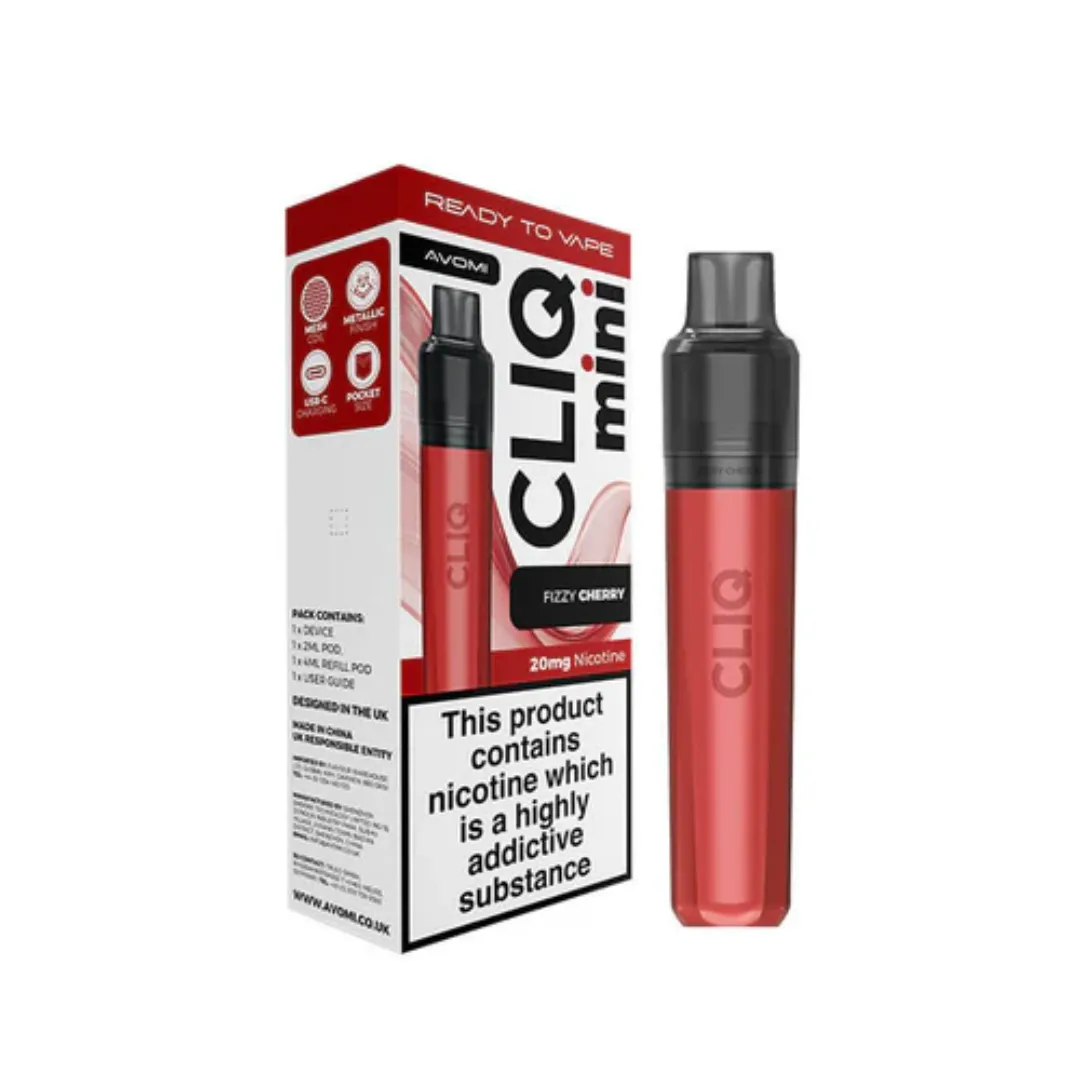 Avomi CLIQ Mini 3000 Puffs Prefilled Kit - £5.79 Only