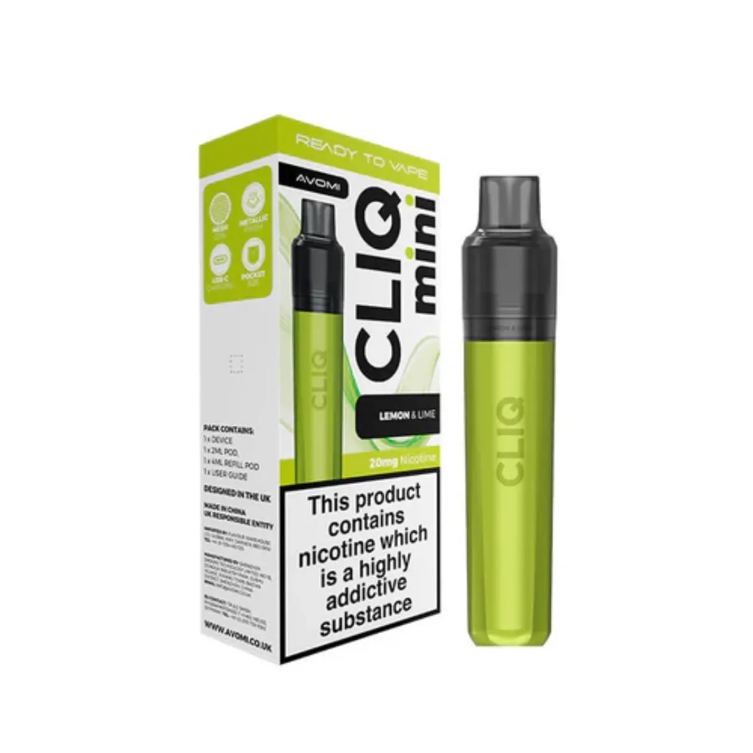 Avomi CLIQ Mini 3000 Puffs Prefilled Kit - £5.79 Only