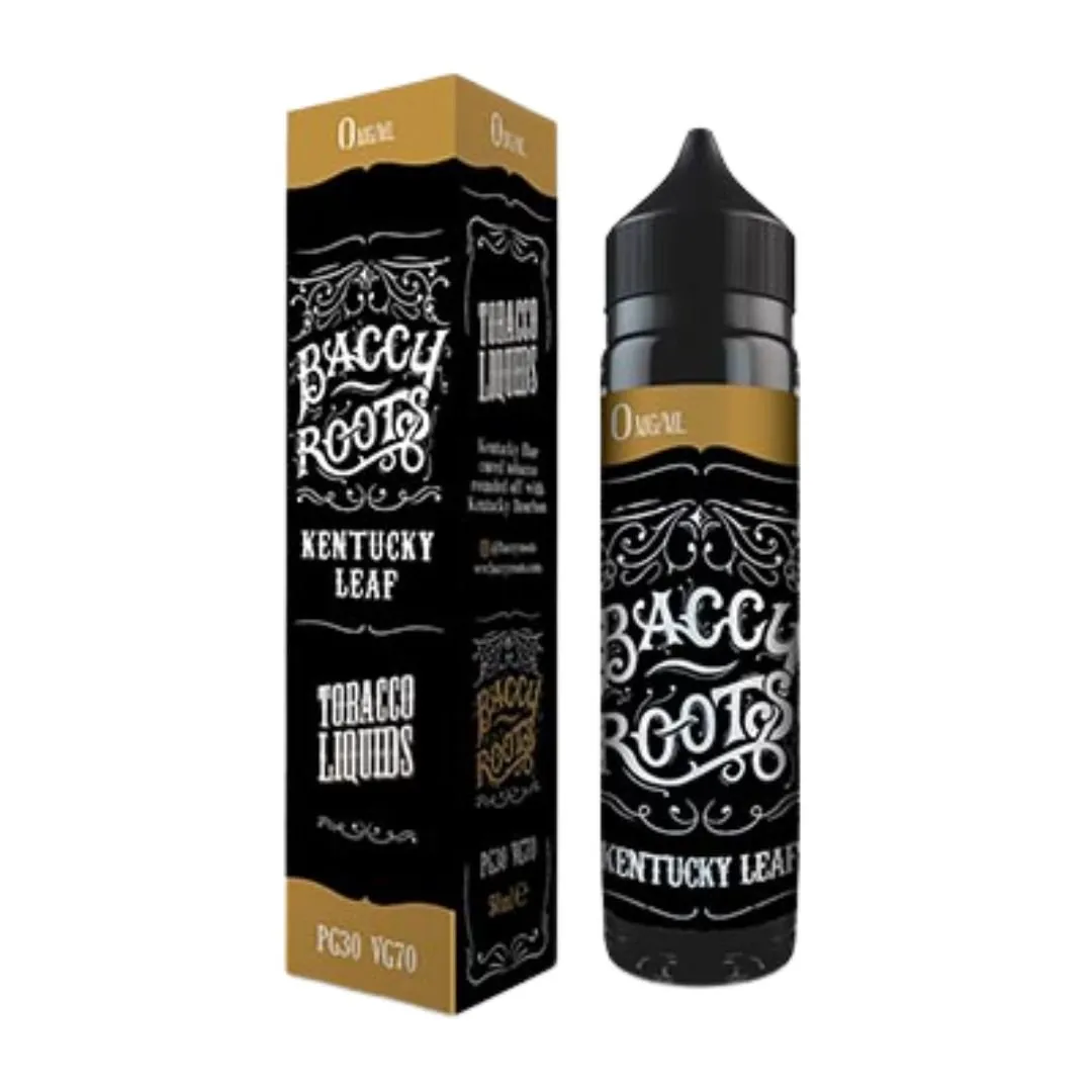 Baccy Roots 50ml Shortfill E-liquid | Only In £12.89