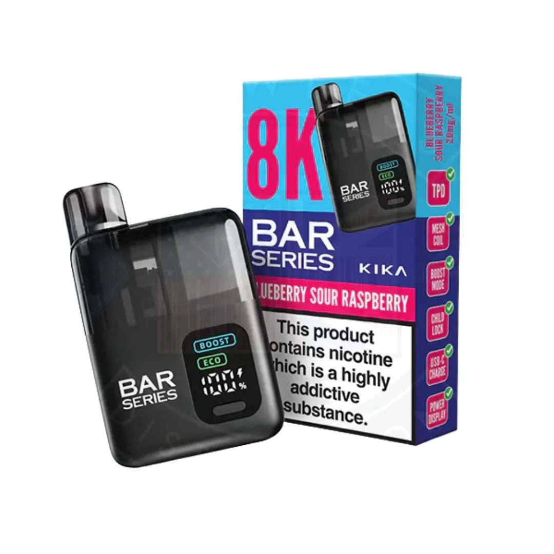 Bar Series Kika 8K Puffs Prefilled Pod Kit - Only £8.79