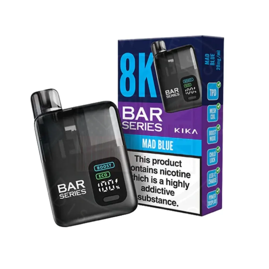 Bar Series Kika 8K Puffs Prefilled Pod Kit - Only £8.79