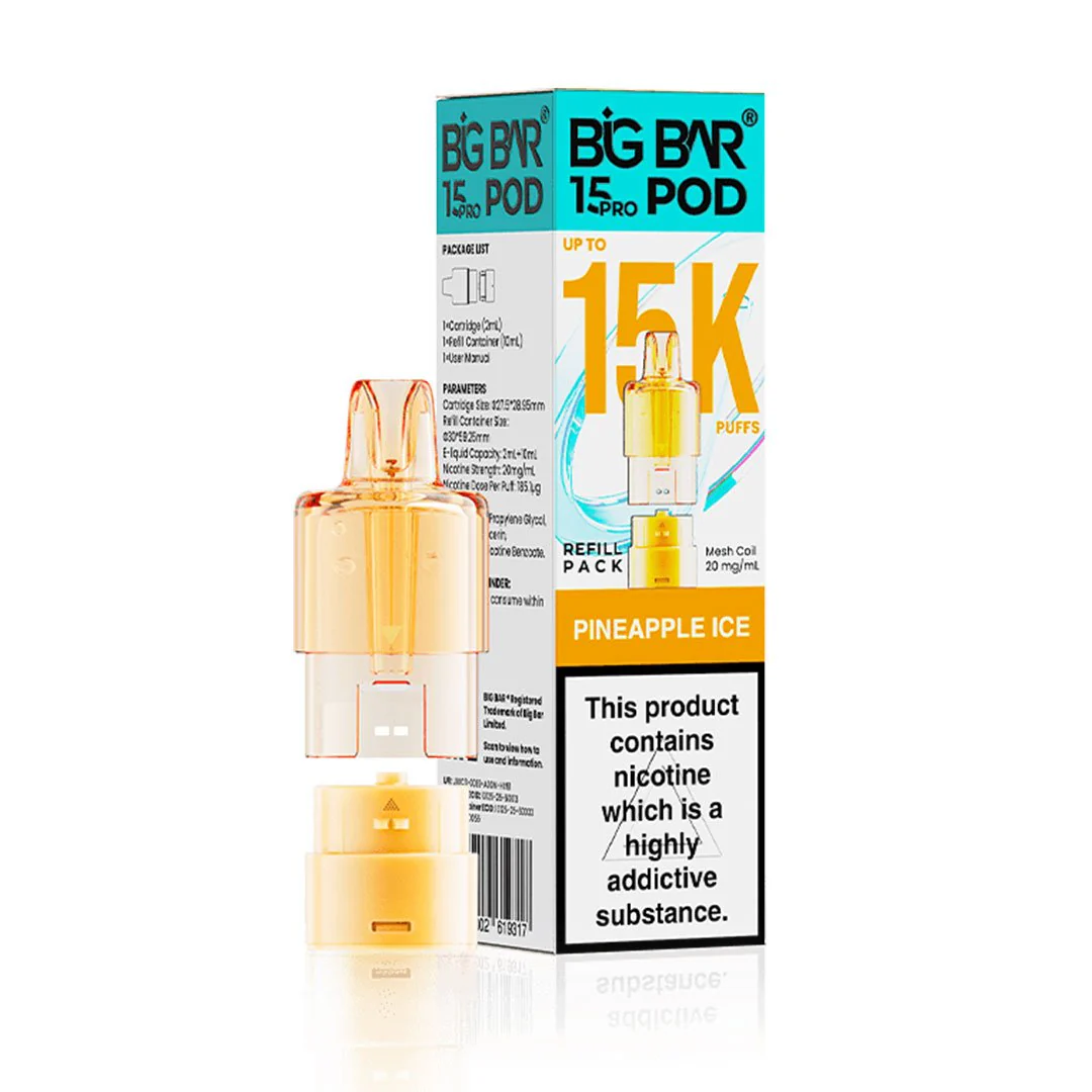 Big Bar 15000 Pro Prefilled Pods | £4.29 Only