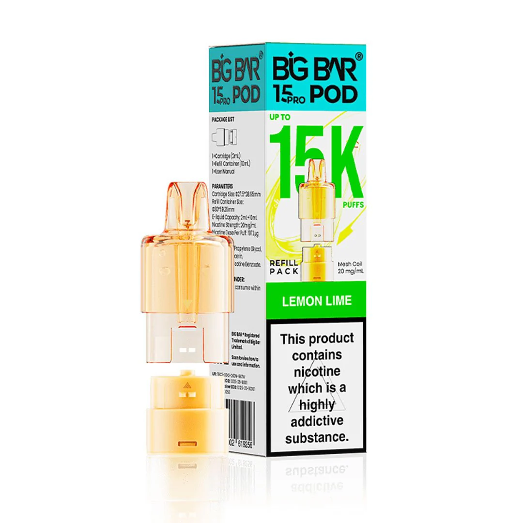 Big Bar 15000 Pro Prefilled Pods | £4.29 Only