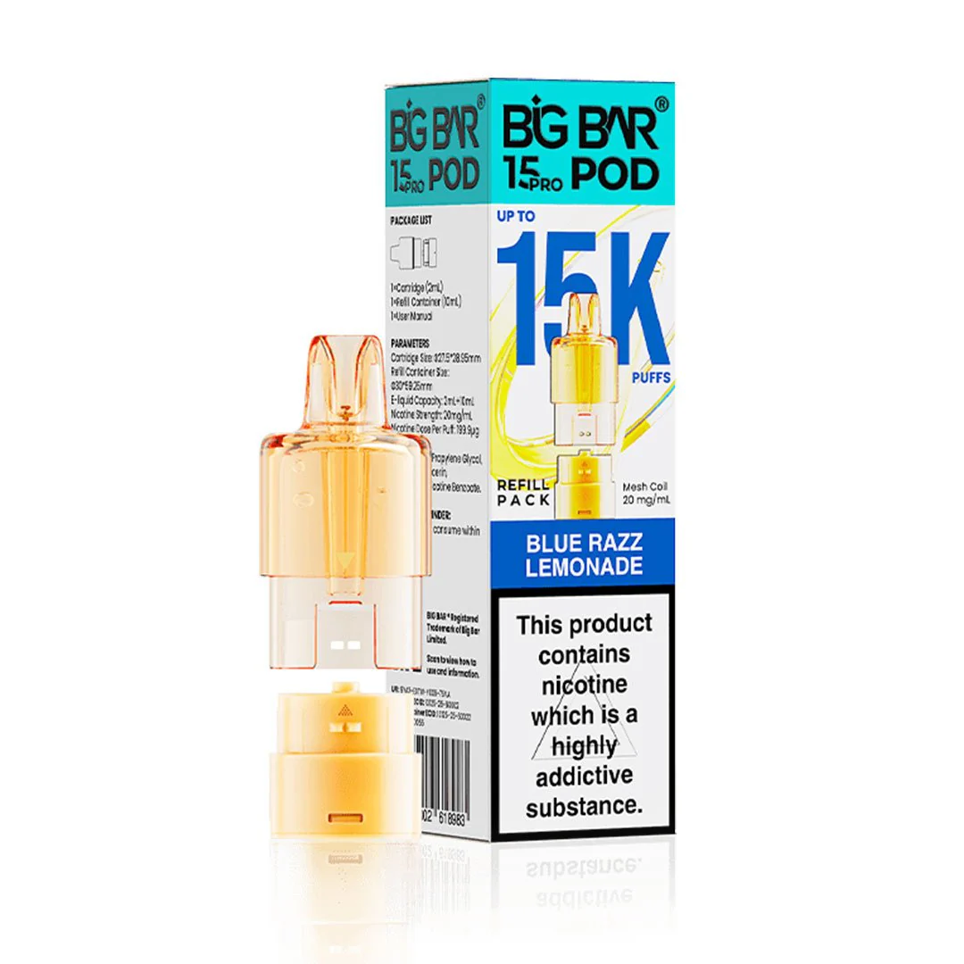 Big Bar 15000 Pro Prefilled Pods | £4.29 Only
