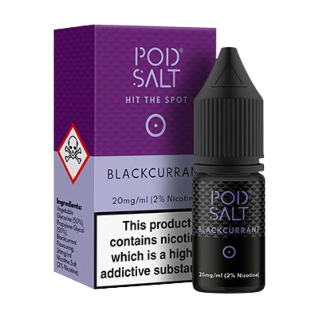 Blackcurrant 10ml by Pod Salt E-liquid