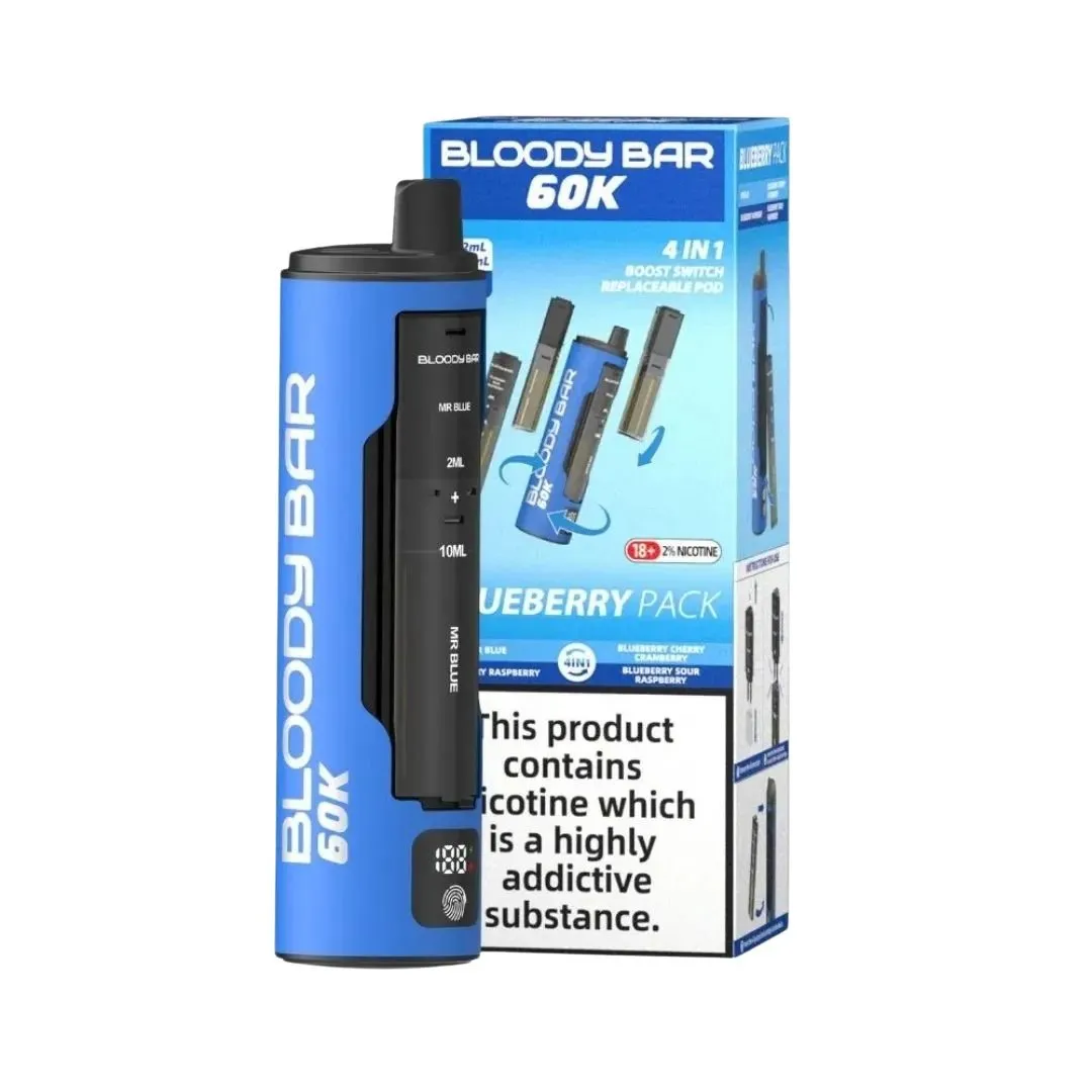 Bloody Bar 60K 4 in 1 Prefilled Pod Kits Bloody Bar