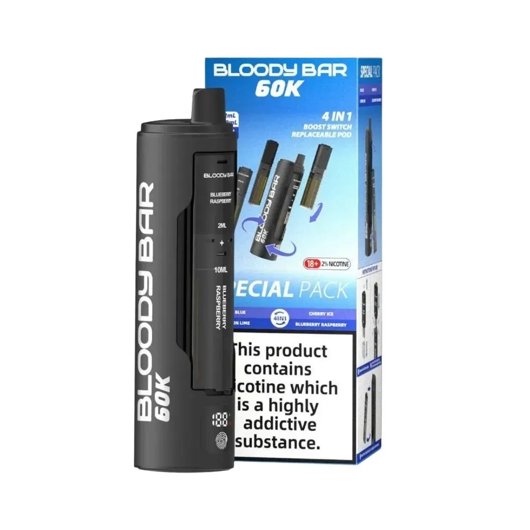Bloody Bar 60K 4 in 1 Prefilled Pod Kits Bloody Bar