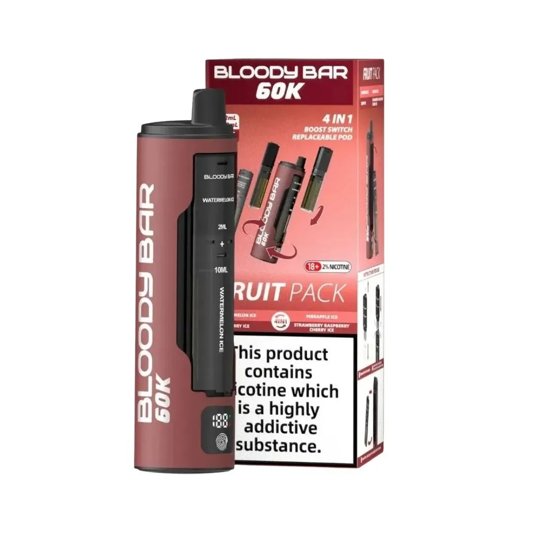 Bloody Bar 60K 4 in 1 Prefilled Pod Kits Bloody Bar