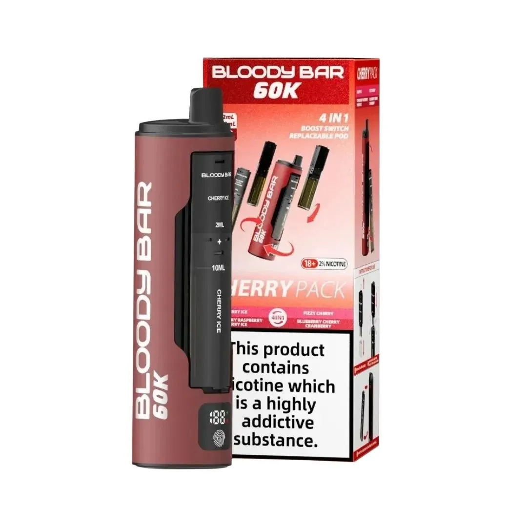 Bloody Bar 60K 4 in 1 Prefilled Pod Kits Bloody Bar