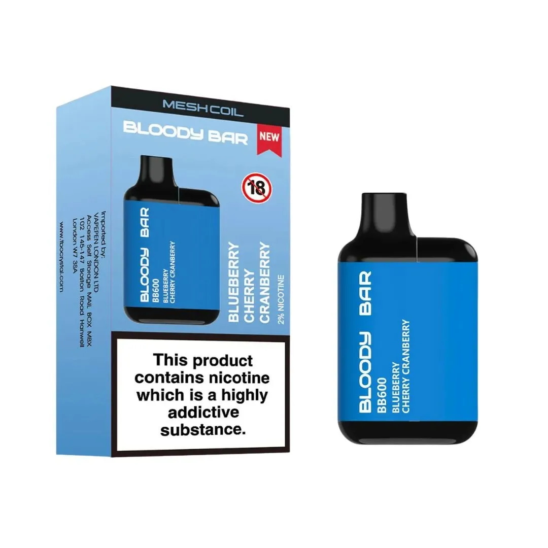 Bloody Bar BB600 Prefilled Pod Kit | Buy Any 4 for £12