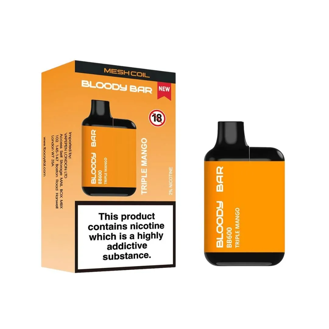 Bloody Bar BB600 Prefilled Pod Kit | Buy Any 4 for £12