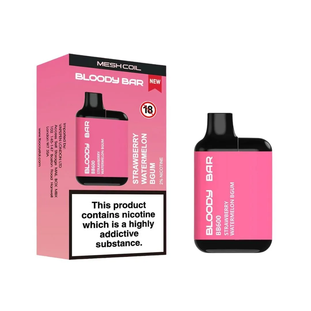 Bloody Bar BB600 Prefilled Pod Kit | Buy Any 4 for £12