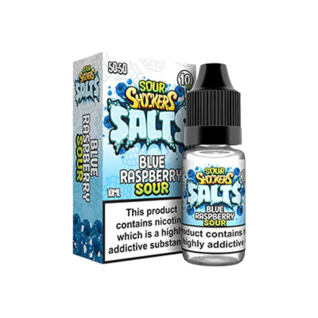 Blue Raspberry Sour 10ml E-liquid by Sour Shockers