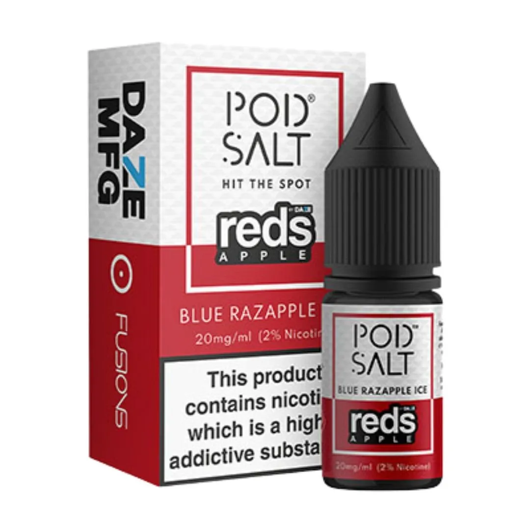 Blue Raz Apple Ice by Pod Salt 10ml E-liquid