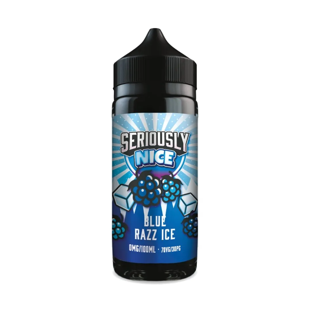 Blue Razz Ice Seriously Nice 100ml Shortfill E-liquid
