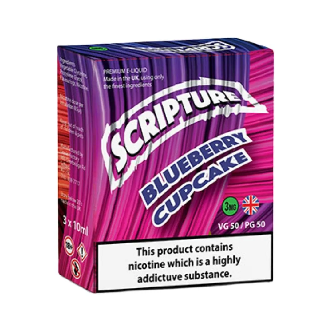 Blueberry Cupcake by Scripture 10ml E-liquid