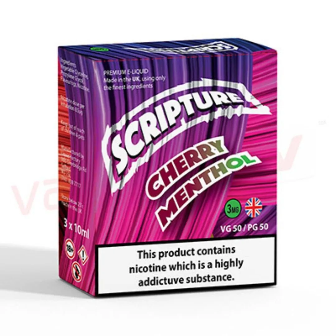 Cherry Menthol by Scripture 10ml E-Liquid