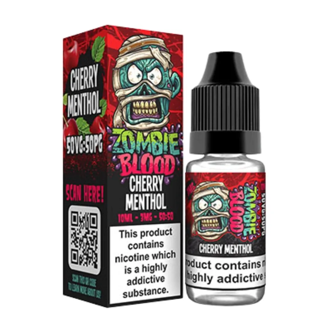 Cherry Menthol by Zombie Blood 10ml E-Liquid