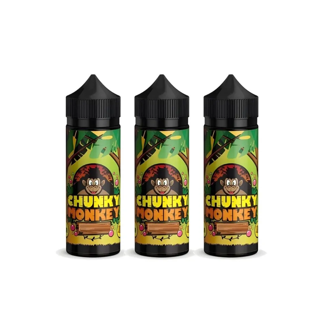 Chunky Monkey 100ml Shortfill E-Liquids - Only £5.79