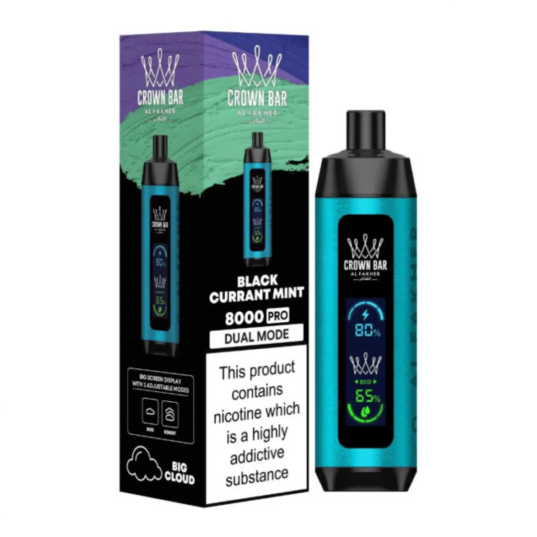 Al Fakher Crown Bar 8000 Pro Prefilled Vape Kit - £8.79